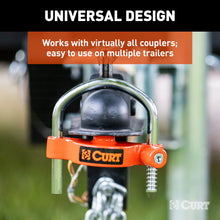 Load image into Gallery viewer, CURT 23090 Universal Trailer Coupler Lock