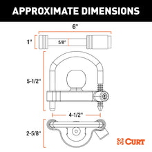 Load image into Gallery viewer, CURT 23092 Hitch &amp; Coupler Lock Set, 2" or 2-1/2" Receivers, 1-7/8" to 2-5/16" Couplers
