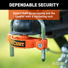 Load image into Gallery viewer, CURT 23092 Hitch &amp; Coupler Lock Set, 2" or 2-1/2" Receivers, 1-7/8" to 2-5/16" Couplers