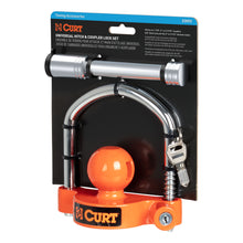 Load image into Gallery viewer, CURT 23092 Hitch &amp; Coupler Lock Set, 2" or 2-1/2" Receivers, 1-7/8" to 2-5/16" Couplers
