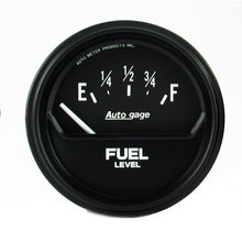Load image into Gallery viewer, AutoMeter 2316 GAUGE, FUEL LEVEL, 2 5/8", 0OE TO 90OF, ELEC, BLACK, AUTOGAGE