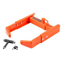 Load image into Gallery viewer, CURT 23176 Adjustable Trailer Wheel Lock, 16.5” x 6.5”-8 to 33" x 12-1/2"/R15