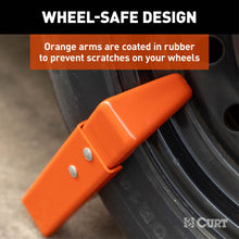 Load image into Gallery viewer, CURT 23176 Adjustable Trailer Wheel Lock, 16.5” x 6.5”-8 to 33" x 12-1/2"/R15