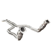 Load image into Gallery viewer, Kooks Custom Headers 23203300 3in. SS GREEN Catted Downpipes. 2016-2018 Cadillac ATS-V. for Select Cadillac ATS