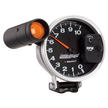 Load image into Gallery viewer, AutoMeter 233904 GAUGE, TACHOMETER, 5", 10K RPM, PEDESTAL W/ EXT. SHIFT-LITE, BLACK, AUTO GAGE