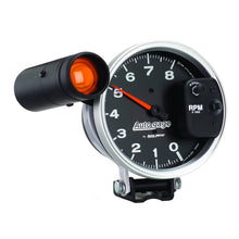 Load image into Gallery viewer, AutoMeter 233905 GAUGE, TACHOMETER, 5", 8K RPM, PEDESTAL W/ EXT. SHIFT-LITE, BLACK, AUTO GAGE