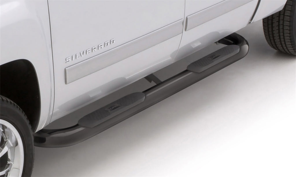 Lund 23485963 4 Inch Oval Bent Nerf Bar for Select Toyota Tacoma