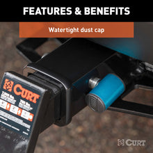 Load image into Gallery viewer, CURT 23502 5/8" Hitch Lock (2" Receiver, Right-Angle, Stainless)