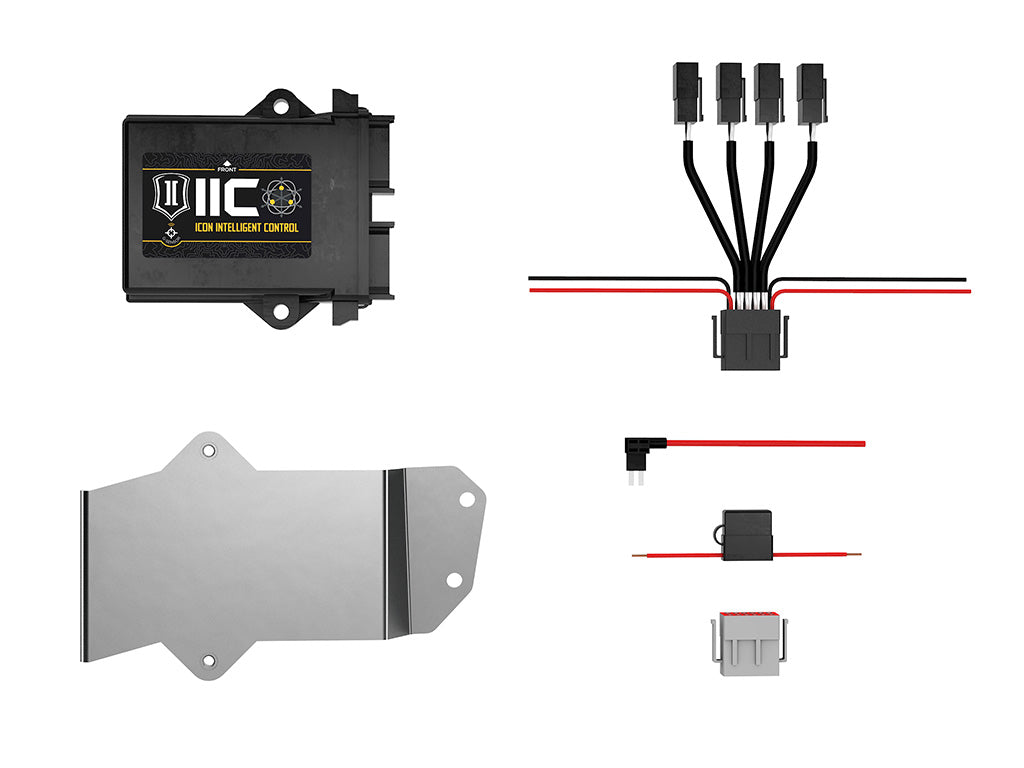 ICON Vehicle Dynamics 23502 20-23 JT/18-23 JL IIC INSTALL KIT for Select Jeep Gladiator, Jeep Wrangler