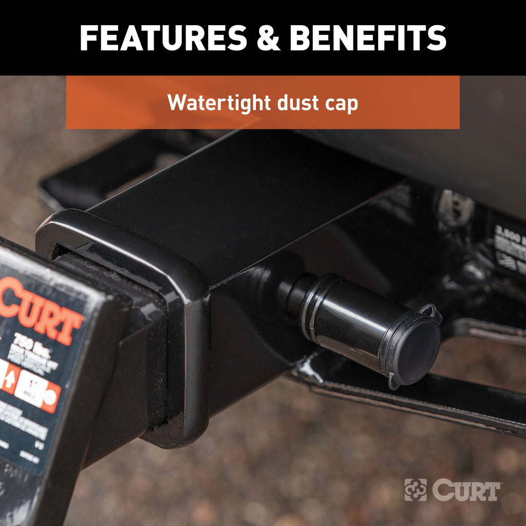 CURT 23518 5/8" Hitch Lock (2" Receiver, Barbell, Black)