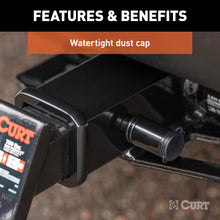 Load image into Gallery viewer, CURT 23518 5/8" Hitch Lock (2" Receiver, Barbell, Black)