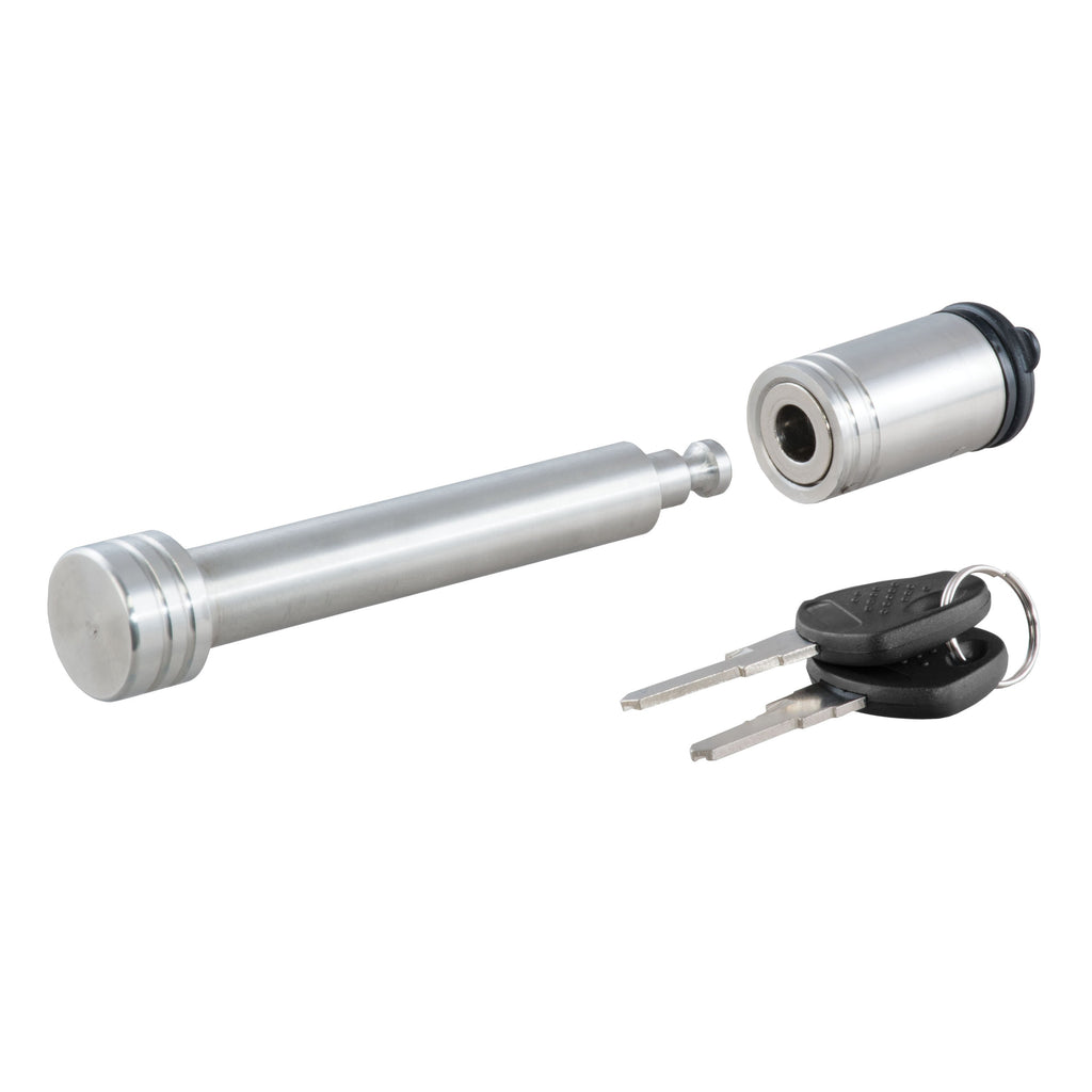 CURT 23519 5/8" Hitch Lock (2" or 2-1/2" Receiver, Barbell, Stainless)