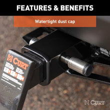 Load image into Gallery viewer, CURT 23519 5/8" Hitch Lock (2" or 2-1/2" Receiver, Barbell, Stainless)