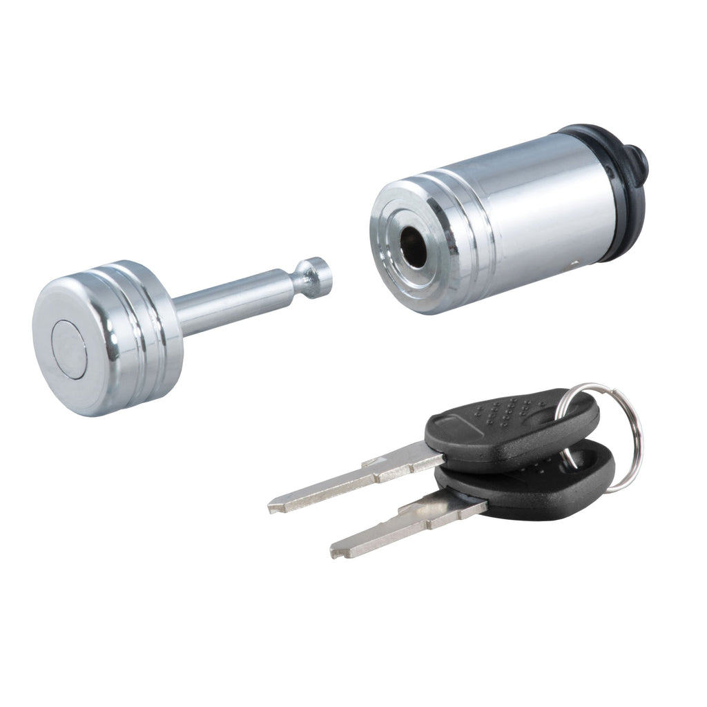 CURT 23520 Coupler Lock (1/4" Pin, 7/8" Latch Span, Barbell, Chrome)
