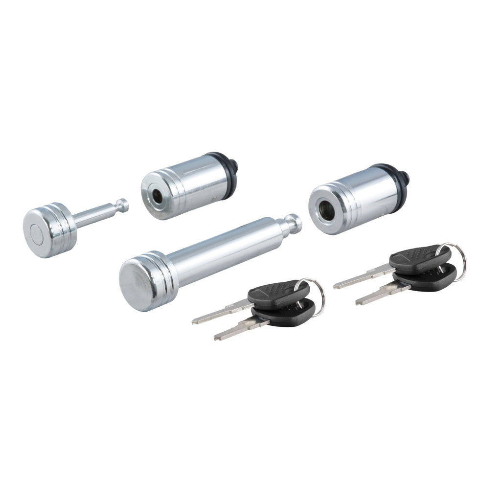 CURT 23526 Hitch & Coupler Lock Set (2" Receiver, 7/8" Latch)