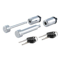 Load image into Gallery viewer, CURT 23527 Hitch &amp; Coupler Lock Set (2" Receiver, 2-1/2" Latch)