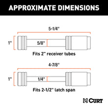 Load image into Gallery viewer, CURT 23527 Hitch &amp; Coupler Lock Set (2" Receiver, 2-1/2" Latch)