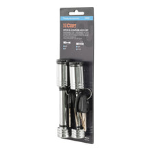 Load image into Gallery viewer, CURT 23527 Hitch &amp; Coupler Lock Set (2" Receiver, 2-1/2" Latch)
