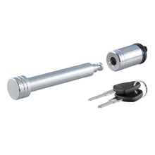 Load image into Gallery viewer, CURT 23528 5/8" Hitch Lock (2" or 2-1/2" Receiver, Barbell, Chrome)