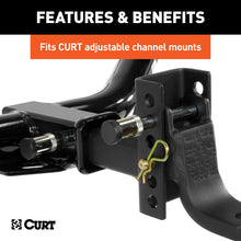 Load image into Gallery viewer, CURT 23556 Channel Mount Lock Set (5/8" Diameter)
