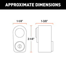 Load image into Gallery viewer, CURT 23562 Spare Tire Lock (Chrome)