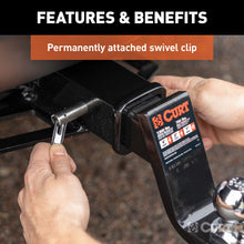 Load image into Gallery viewer, CURT 23582 5/8" Swivel Hitch Pin (2" Receiver, Stainless, Packaged)