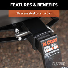 Load image into Gallery viewer, CURT 23582 5/8" Swivel Hitch Pin (2" Receiver, Stainless, Packaged)