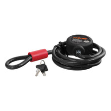 Load image into Gallery viewer, CURT 23666 Multi-Use Cable Lock (6' x 3/8" Cable, Vinyl-Coated Braided Steel)