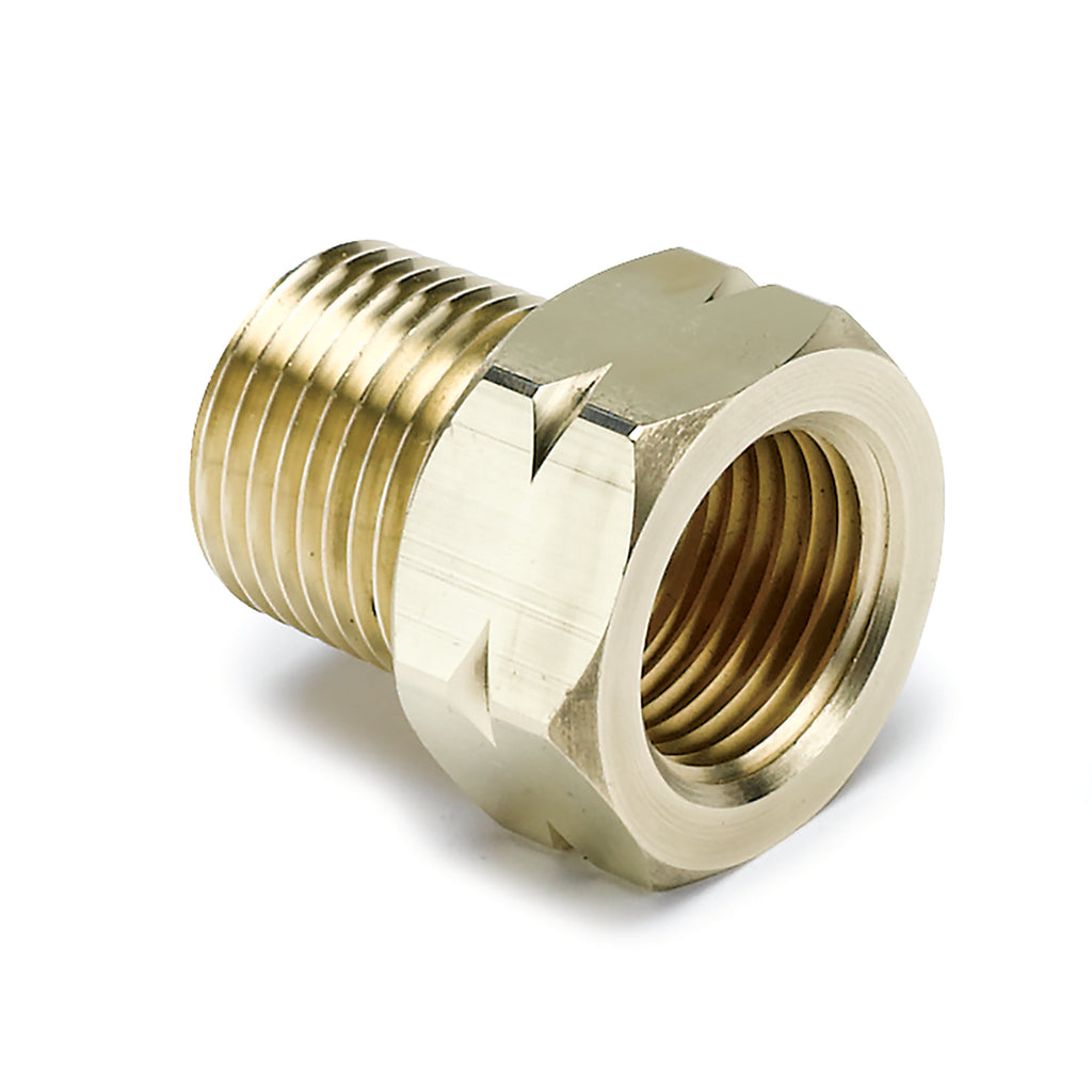 AutoMeter 2370 FITTING, ADAPTER, 3/8" NPT MALE, BRASS, FOR AUTO GAGE MECH. TEMP.