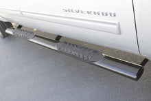 Load image into Gallery viewer, Lund 23986004 5 Inch Oval Straight Nerf Bar for Select Chevrolet Silverado 1500, Chevrolet Silverado Classic, Chevrolet Silverado HD, Chevrolet Silverado HD Classic, Chevrolet Silverado 2500, Chevrolet Silverado HD, Chevrolet Silverado 3500, Chevrolet