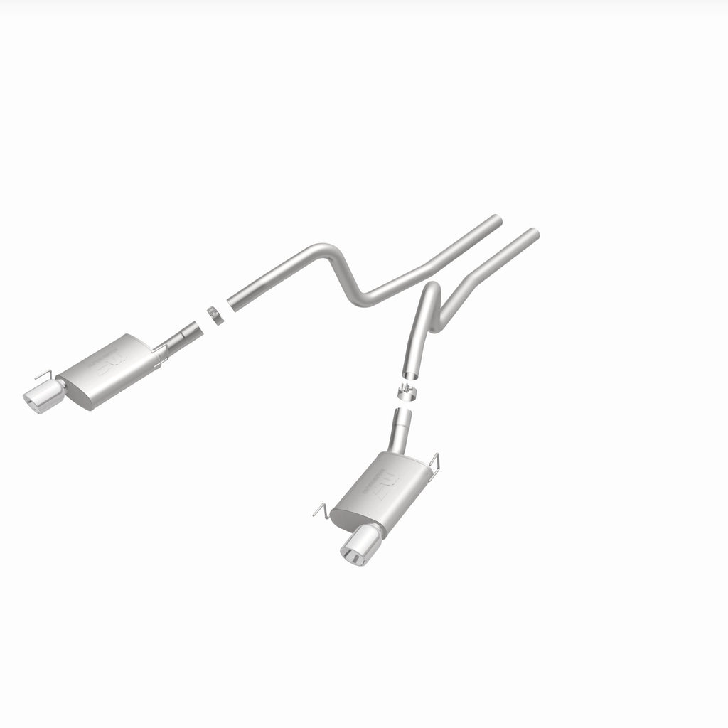 MagnaFlow Exhaust Products 15881 Street Series Polished Cat-Back System for Select Ford Mustang