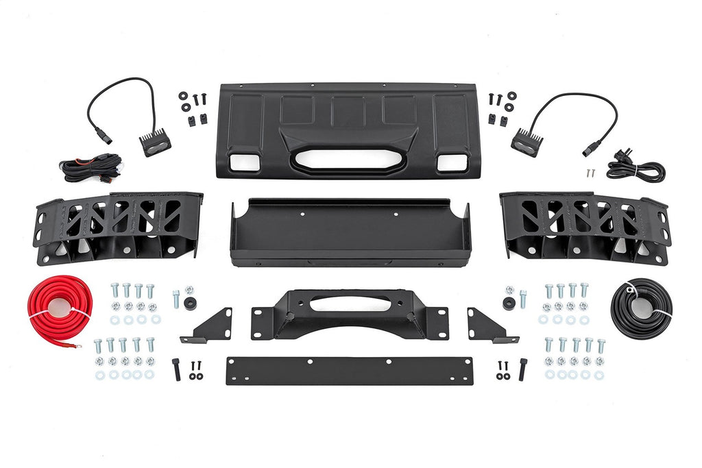 Rough Country 10747A Hidden Winch Mounting Plate for Select Toyota Land Cruiser