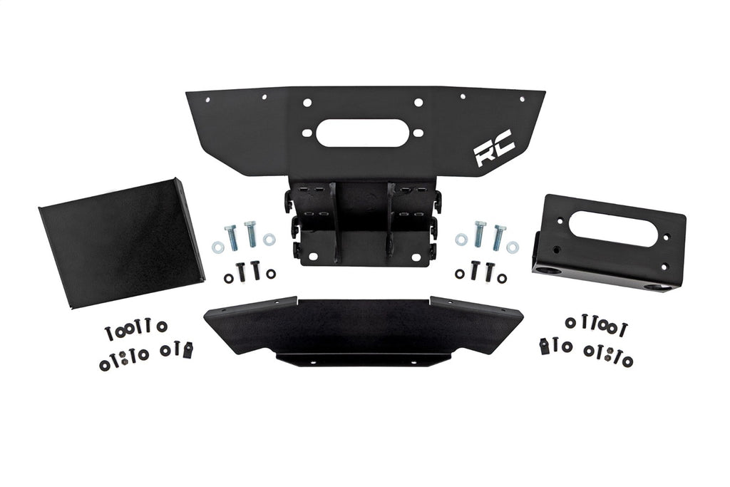 Rough Country 93204 Winch Mounting Plate for Select Polaris RZR XP Premium, Polaris RZR XP Sport, Polaris RZR XP Ultimate, Polaris RZR XP 4 Premium, Polaris RZR XP 4 Sport, Polaris RZR XP 4 Ultimate