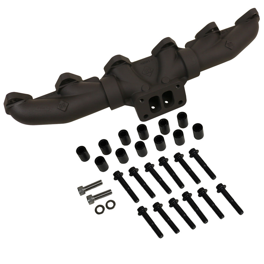 ~(24-Lbs.-27X6x5)~-Exhaust-Pulse-Manifold---Dodge-1988-1998-5.9L-12-Valve