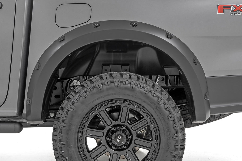Rough Country F-F12401 Pocket Fender Flares for Select Ford Ranger