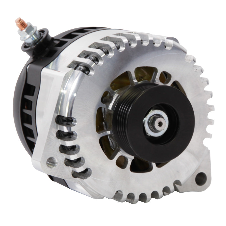 240-Amp-Billet-Hd-Amp-Alternator-(1988-95-Gm-CK-Truck)---Machined-Finish
