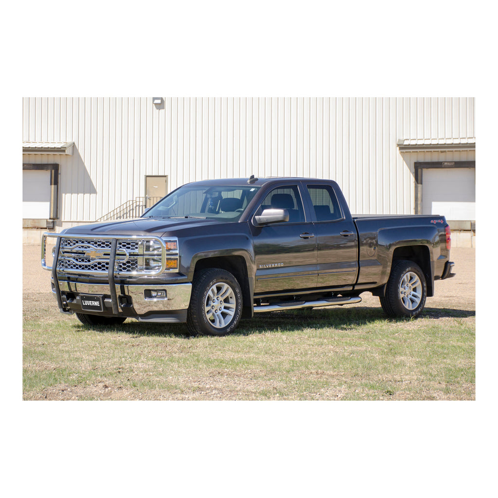 Luverne 240712 LUVERNE 240712 6 Inch Nerf Bars (Oval Tubular Polished Stainless Steel)-1 Pair - Truck Part Superstore