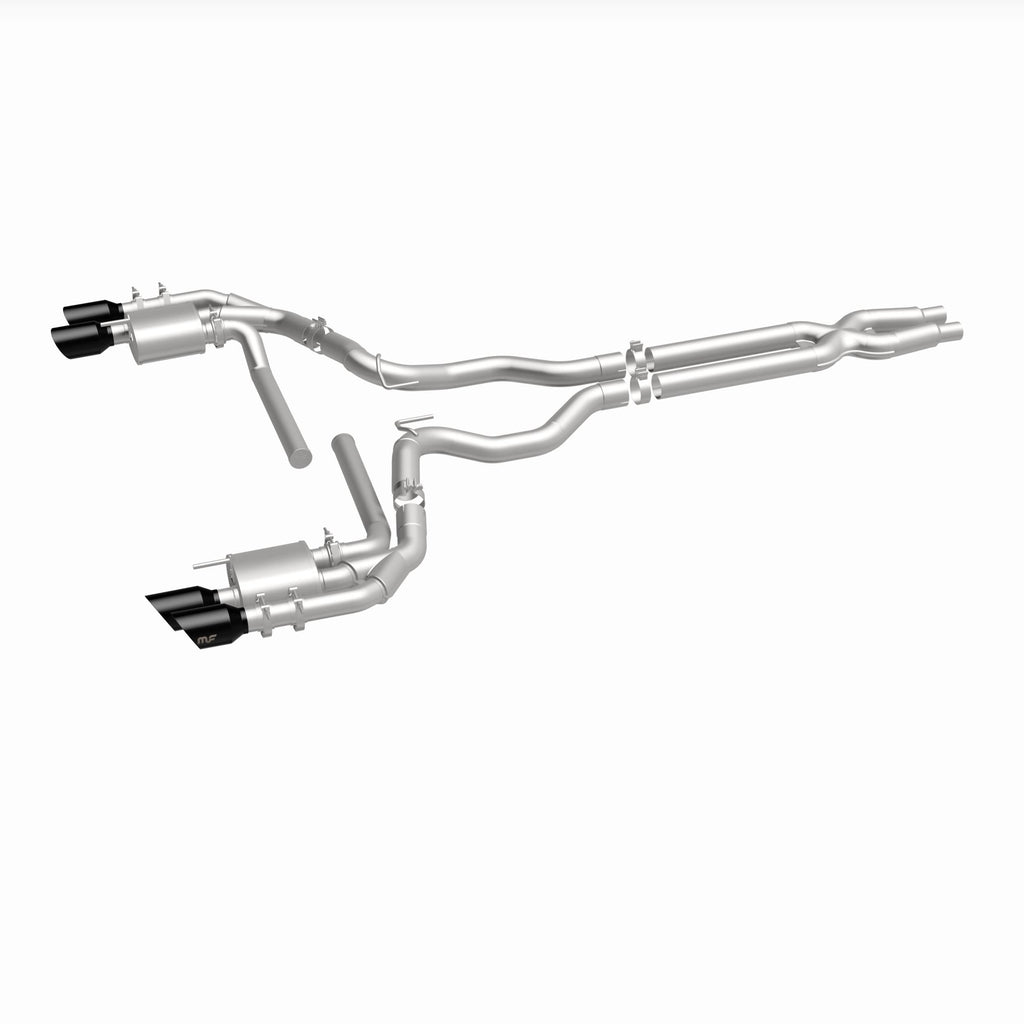 MagnaFlow Exhaust Products 19579 NEO Series Black Chrome Tips Cat-Back System for Select Ford Mustang