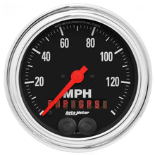 Load image into Gallery viewer, AutoMeter 2480 GAUGE, SPEEDOMETER, 3 3/8", 140MPH, GPS, TRADITIONAL CHROME
