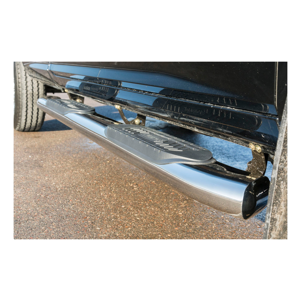 Luverne 249923 LUVERNE 249923 6 Inch Nerf Bars (Oval Tubular Polished Stainless Steel)-1 Pair - Truck Part Superstore
