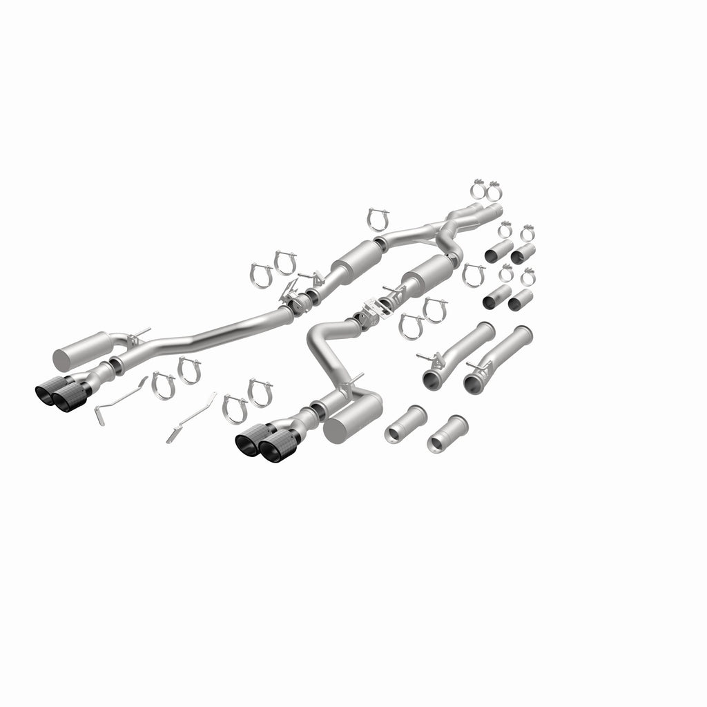 MagnaFlow Exhaust Products 19536 xMOD Series Carbon Fiber Tips Cat-Back System for Select Dodge Challenger