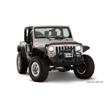 Load image into Gallery viewer, ~(25.6-Lbs.-49X28x13)~-Ff-Jeep-Flat-Style-4Pc-2007-2018-Jeep-Wrangler-Fits-2-Door-Sport-Utility-Models-Only-Black
