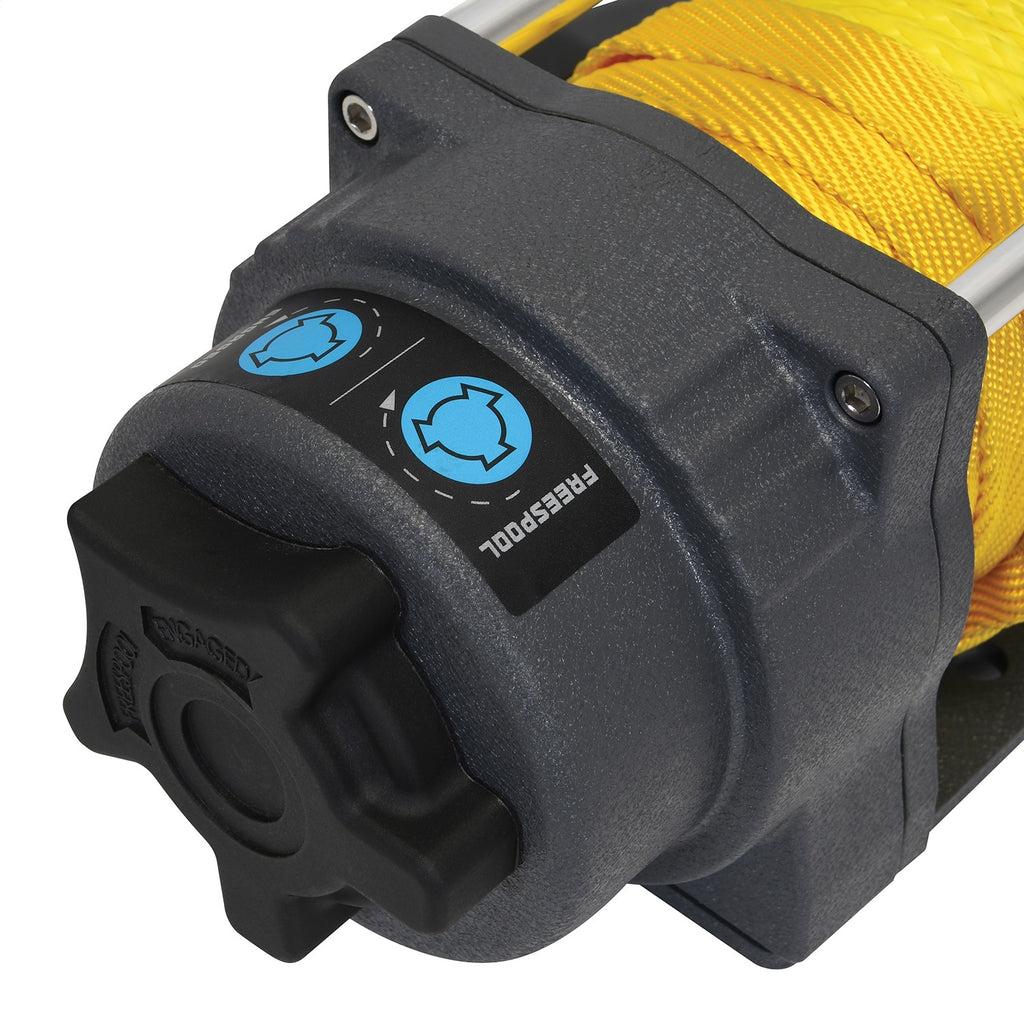 2500-Lbs-12V-Dc-316In-X-40Ft-Synthetic-Rope-Terra-2500Sr-Winch---Gray-Wrinkle