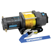 Load image into Gallery viewer, 2500-Lbs-12V-Dc-316In-X-40Ft-Synthetic-Rope-Terra-2500Sr-Winch---Gray-Wrinkle