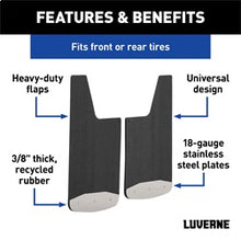 Load image into Gallery viewer, Luverne 250014 LUVERNE 250014 Universal Front or Rear 14-Inch x 23-Inch Textured Rubber Mud Gua