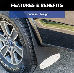 Luverne 250014 LUVERNE 250014 Universal Front or Rear 14-Inch x 23-Inch Textured Rubber Mud Gua