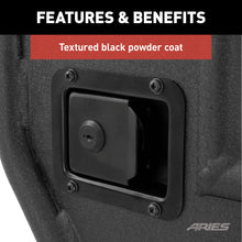 Load image into Gallery viewer, ARIES 2500200 Jeep Wrangler JL, Gladiator Aluminum Rear Tube Doors for Select Jeep Wrangler