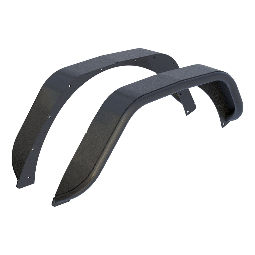 ARIES 2500203 Jeep Wrangler JL Black Aluminum Rear Fender Flares for Select Jeep Wrangler