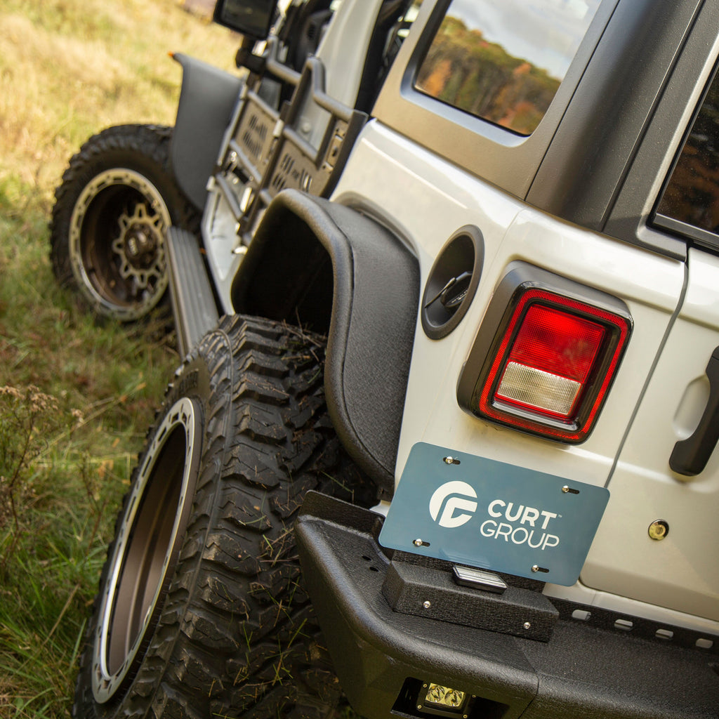 ARIES 2500203 Jeep Wrangler JL Black Aluminum Rear Fender Flares for Select Jeep Wrangler