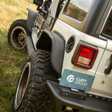 Load image into Gallery viewer, ARIES 2500203 Jeep Wrangler JL Black Aluminum Rear Fender Flares for Select Jeep Wrangler
